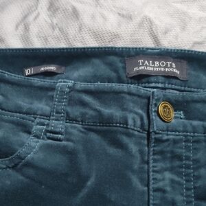 Talbots Women's Deep Teal Chinos